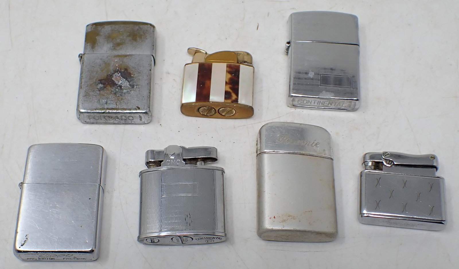 Zippo Ronson Continental Lighters (1 of 3)