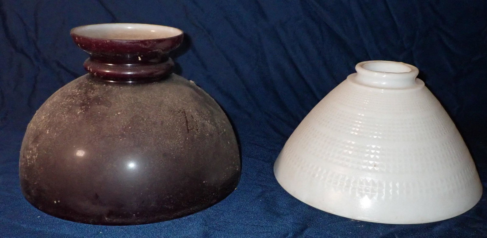 Lamp Shaded incl Red Cased: Red Cased shade is approx 9 7/8" in diameter and 6 3/4" tall