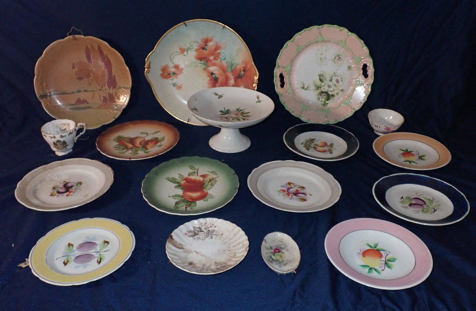 Porcelain Plates Compote & Misc (1 of 6)