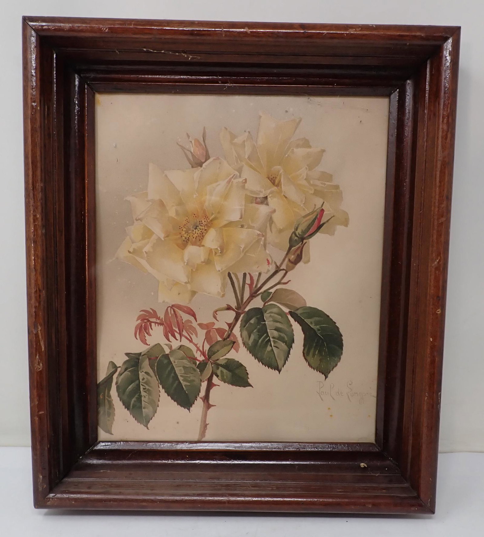 Paul de Longpre Flower Litho (1 of 5)