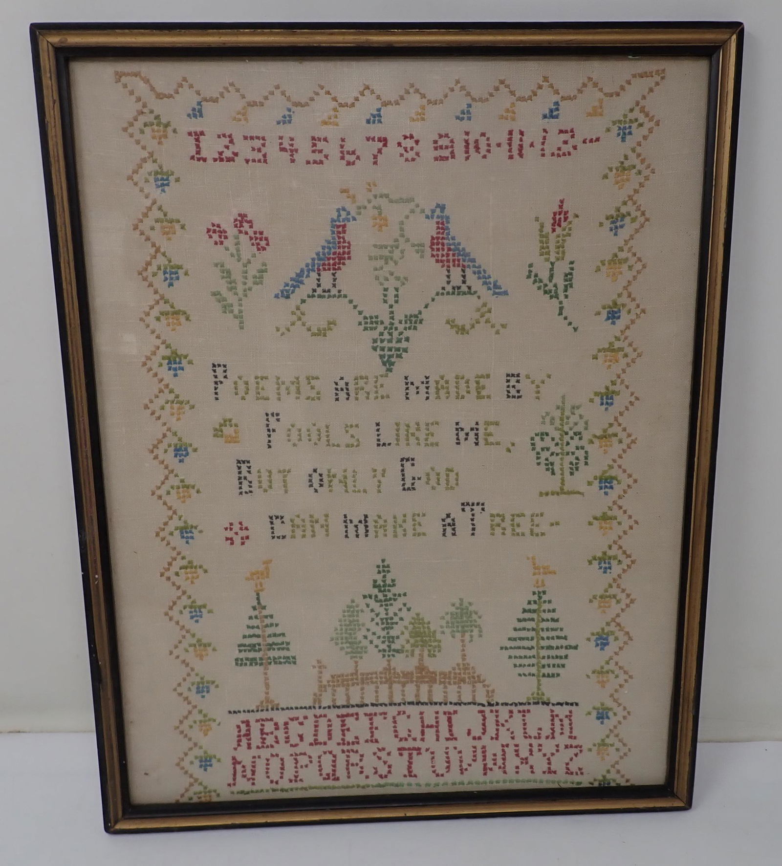 Poems God & Fools Sampler: Apprx 11 3/4" x 14 3/4"