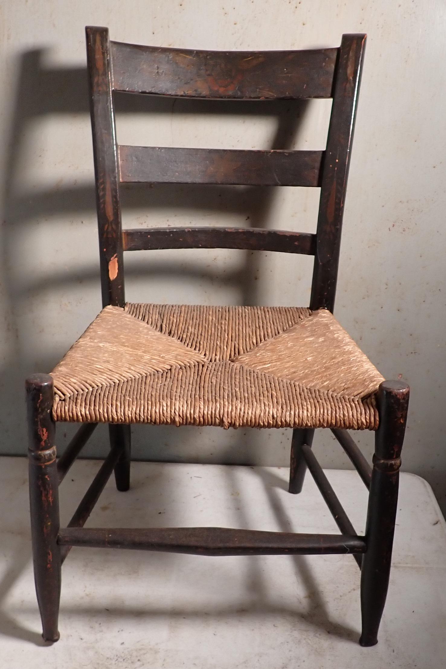 Paint Decorated Side Chair (1 of 7)