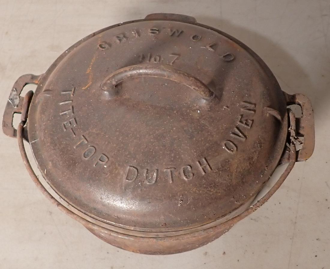 Griswold No. 7 Tite Top Dutch Oven: No. 7