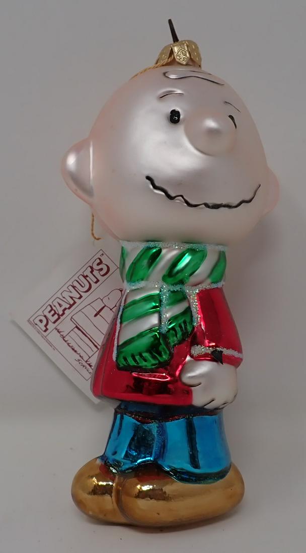 Kurt Adler Charlie Brown Christmas Ornament: Polonaise collection ornament is approx 6" tall
