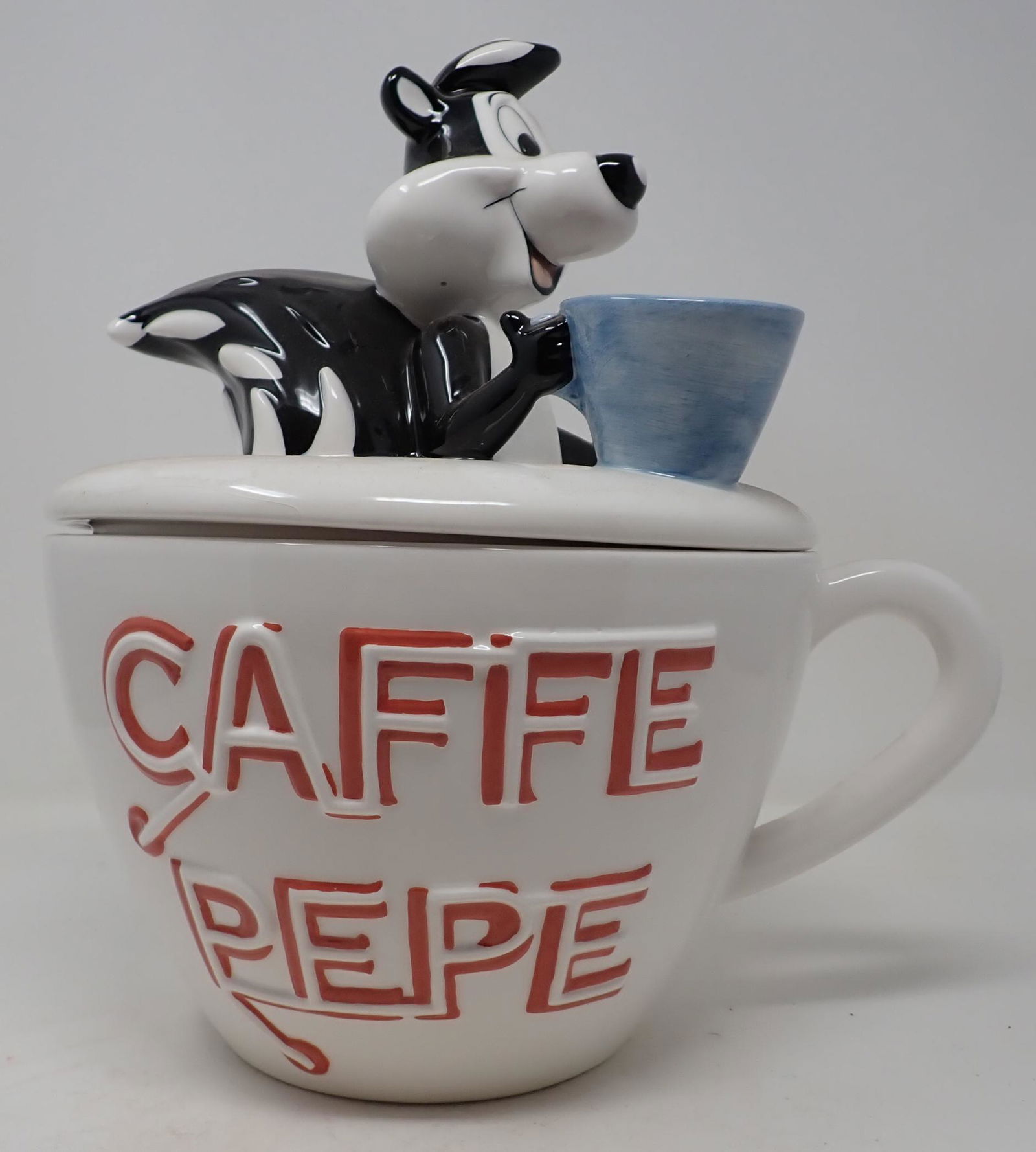 Caffe Pepe Cookie Jar: Approx 12 1/2" tall