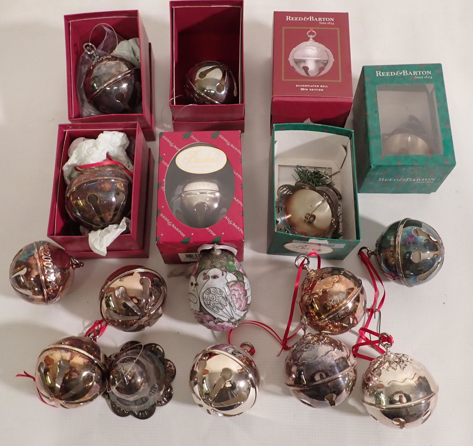 Reed & Barton Bells & Enameled Christmas Ornaments (1 of 3)