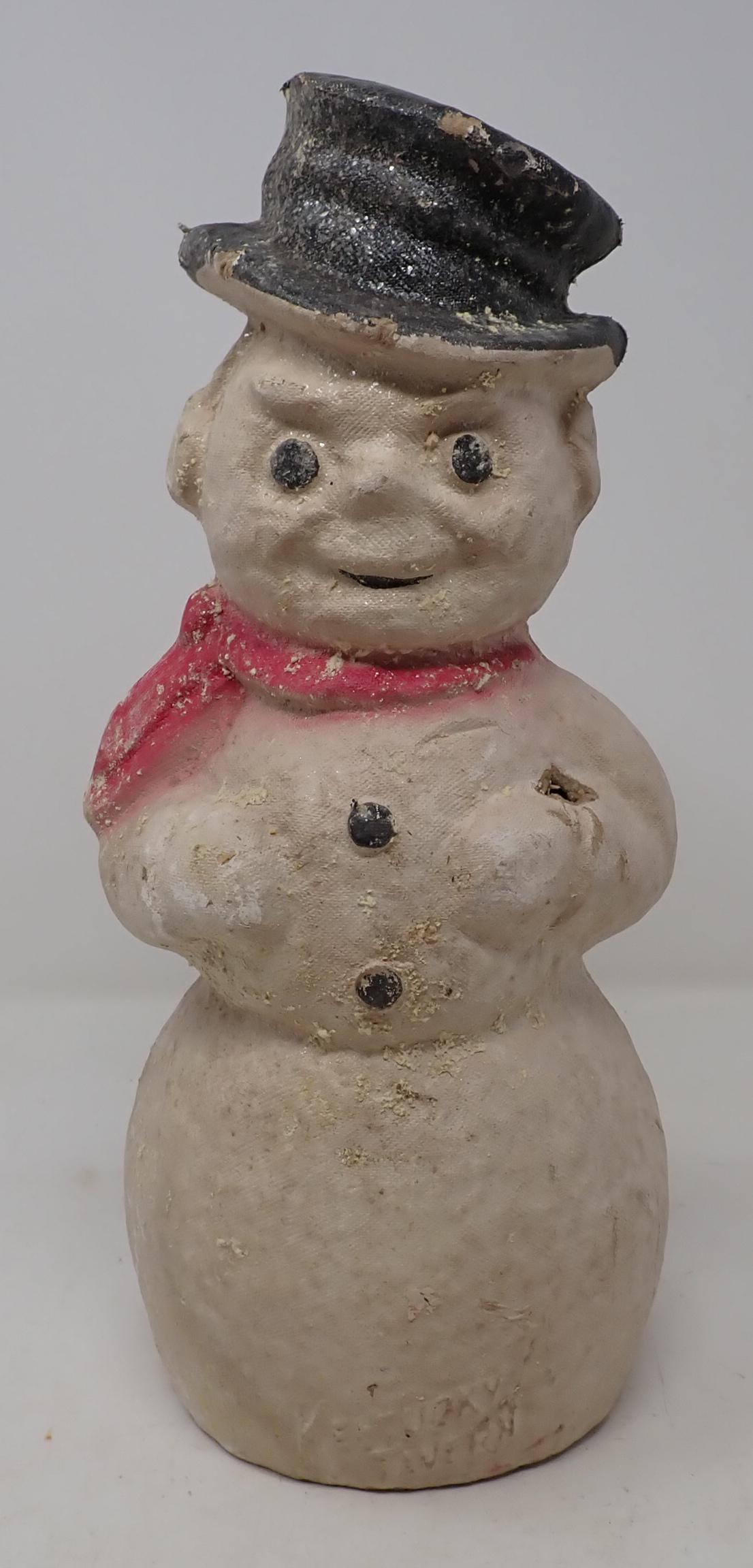 Kentucky Tavern Paper Mache Snowman (1 of 5)