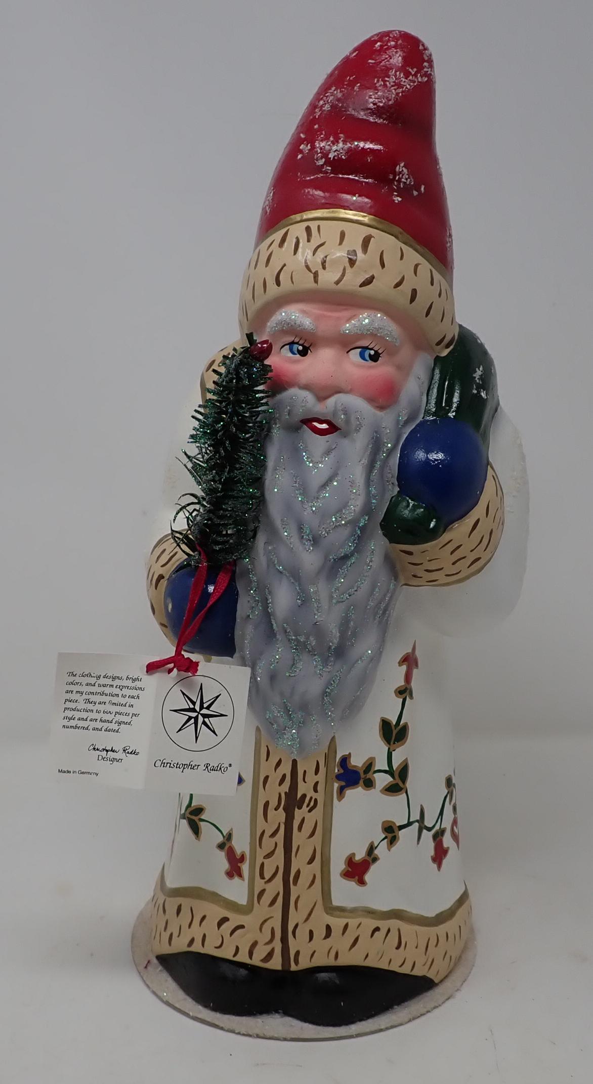 Christopher Radko Schaller Paper Mache Alpine Santa (1 of 2)