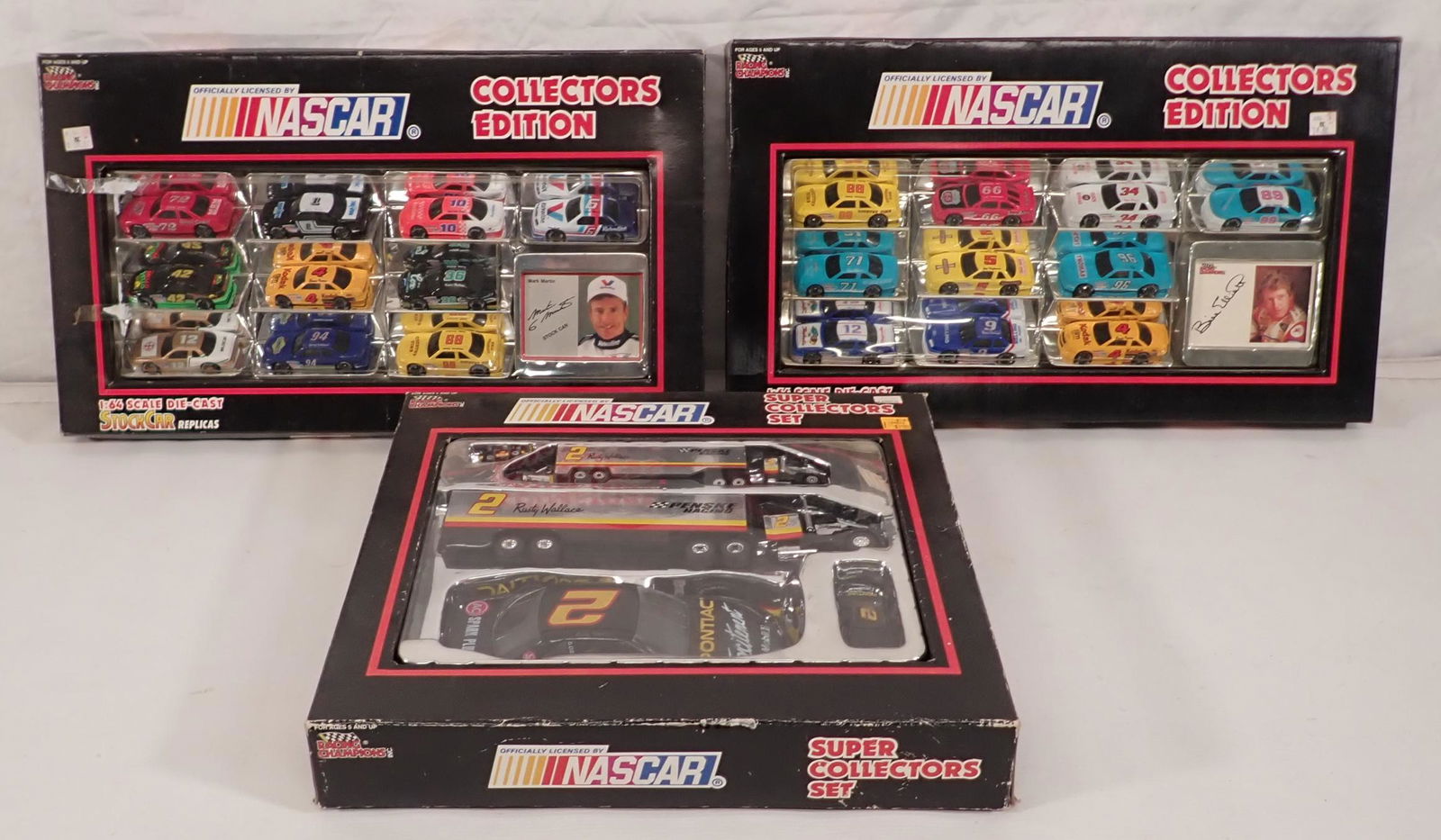 Racing Champions Mark Martin Rusty Wallace Cars (1 of 4)