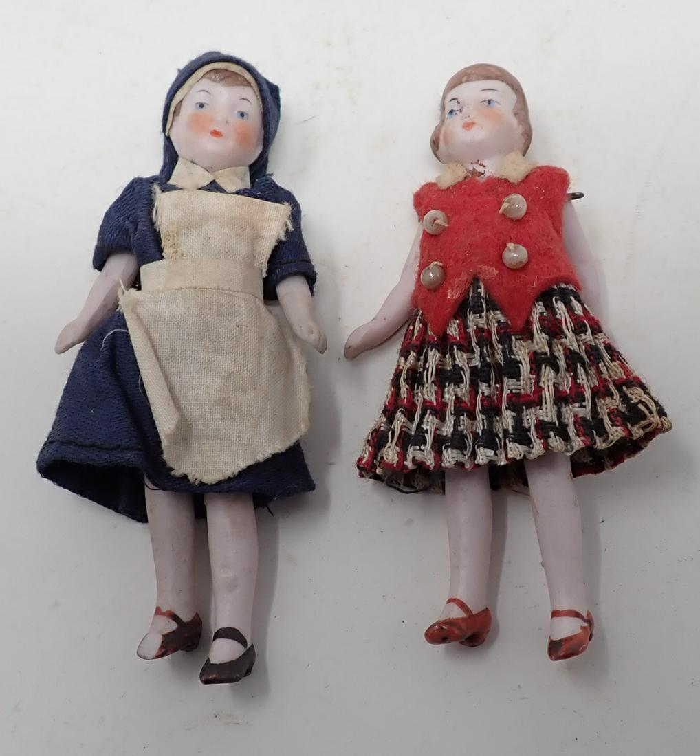2 Miniature Bisque Dolls (1 of 3)