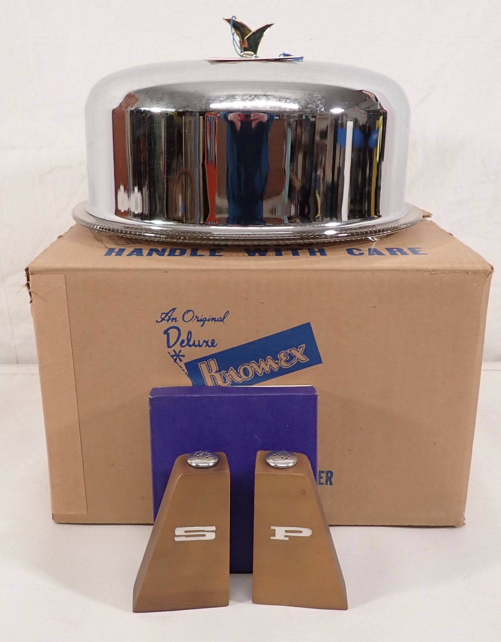 Kromex Neils Jensen Cake Server MCM Shakers (1 of 5)