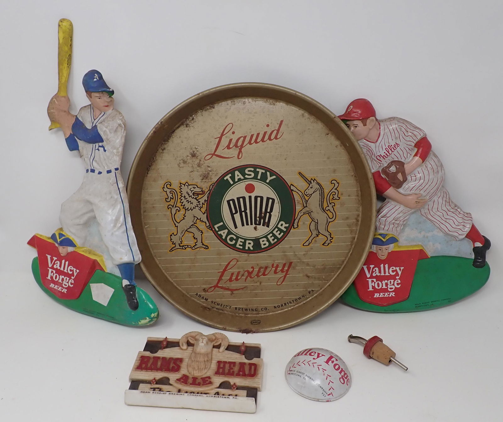 Valley Forge Beer Baseball Player Displays (1 of 4)
