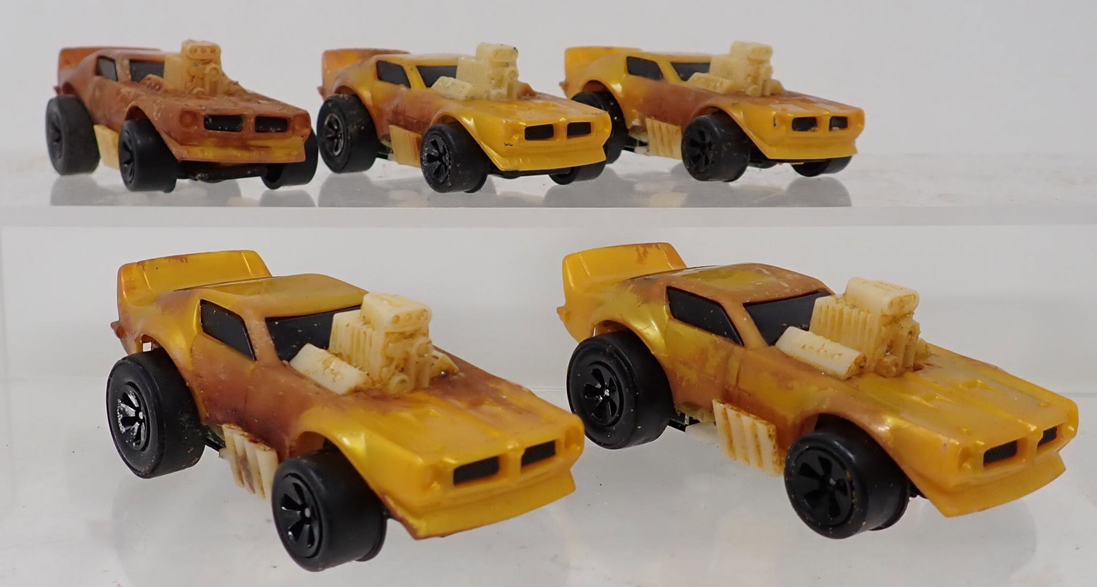 1970 Mattel Sizzlers Fat Daddy Firebirds: Getting all pictured