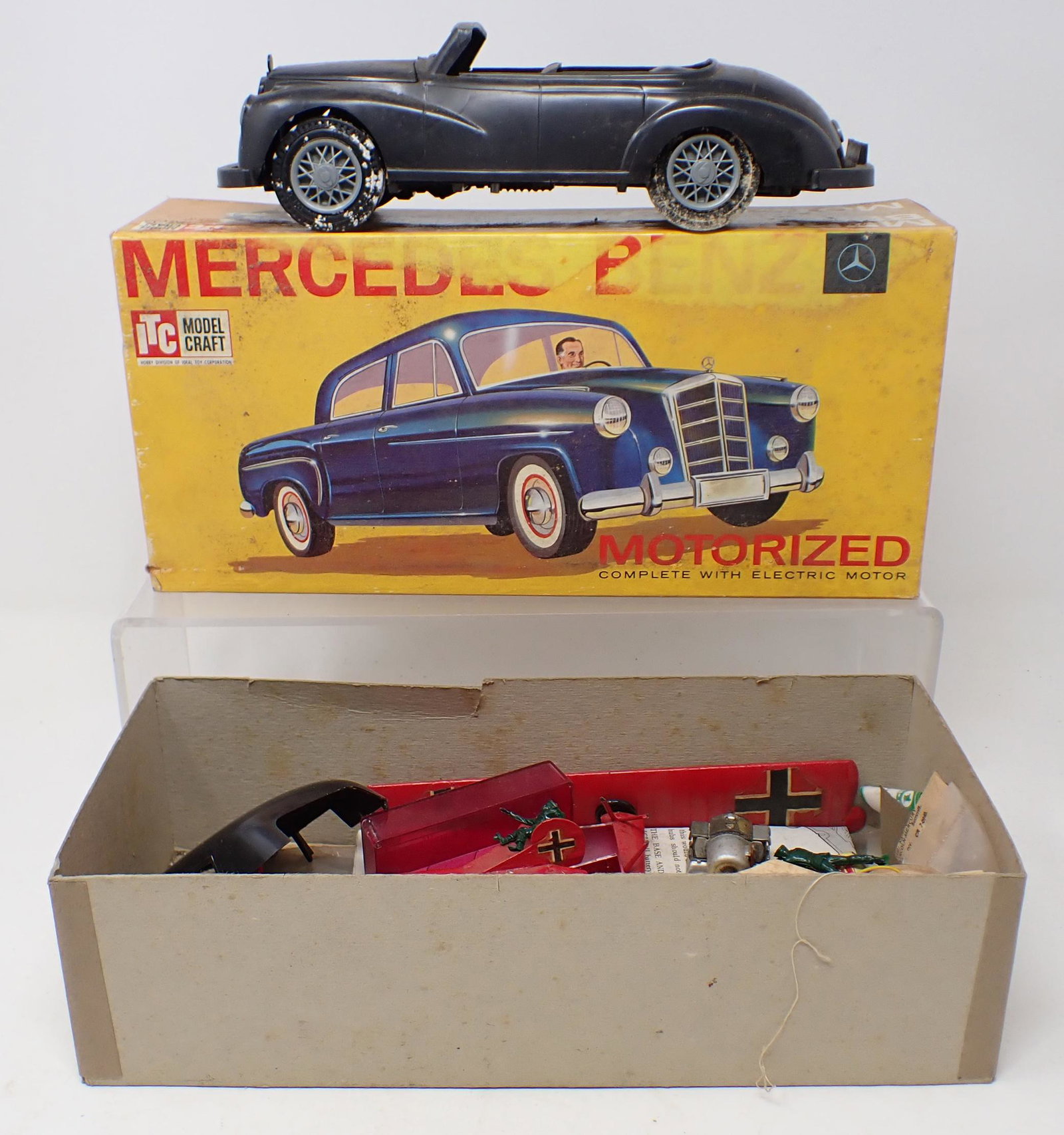 Ideal Motorized Mercedes Benz: ITC Model craft Battery operated mercedes and misc toy parts.
