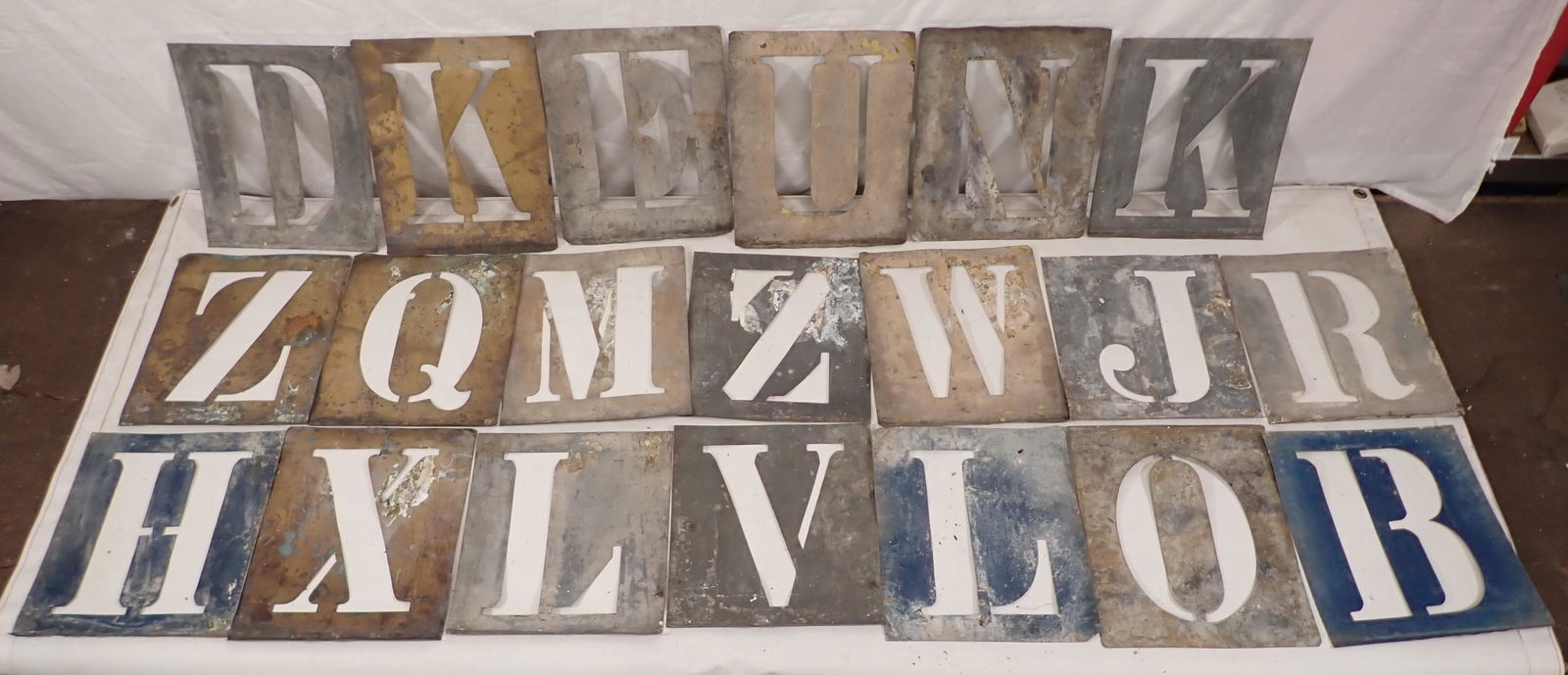 Brass & Zinc Train Stencils (1 of 6)