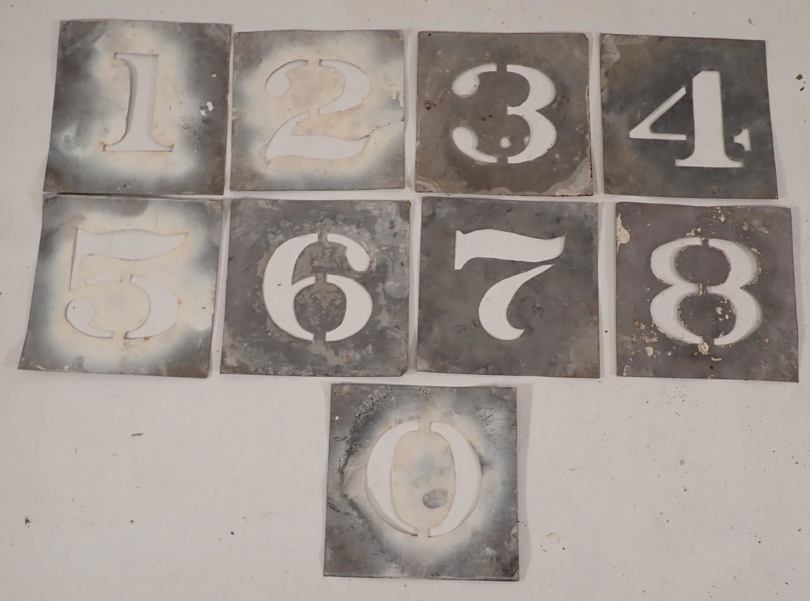 Train Car Number Stencils (1 of 4)