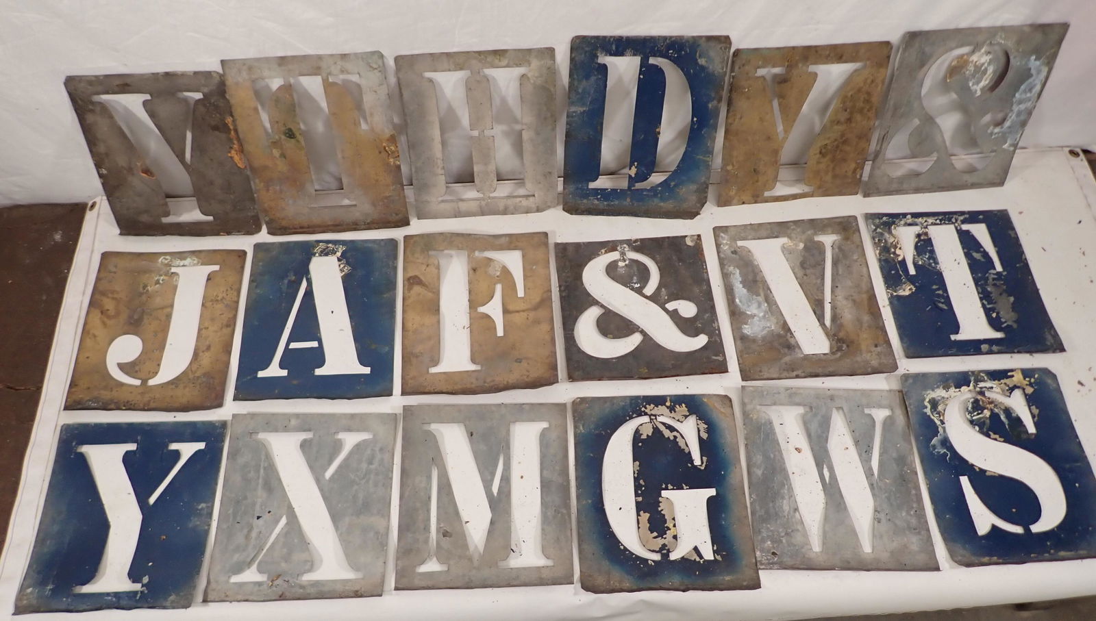 Train Number Stencils Brass & Zinc (1 of 3)