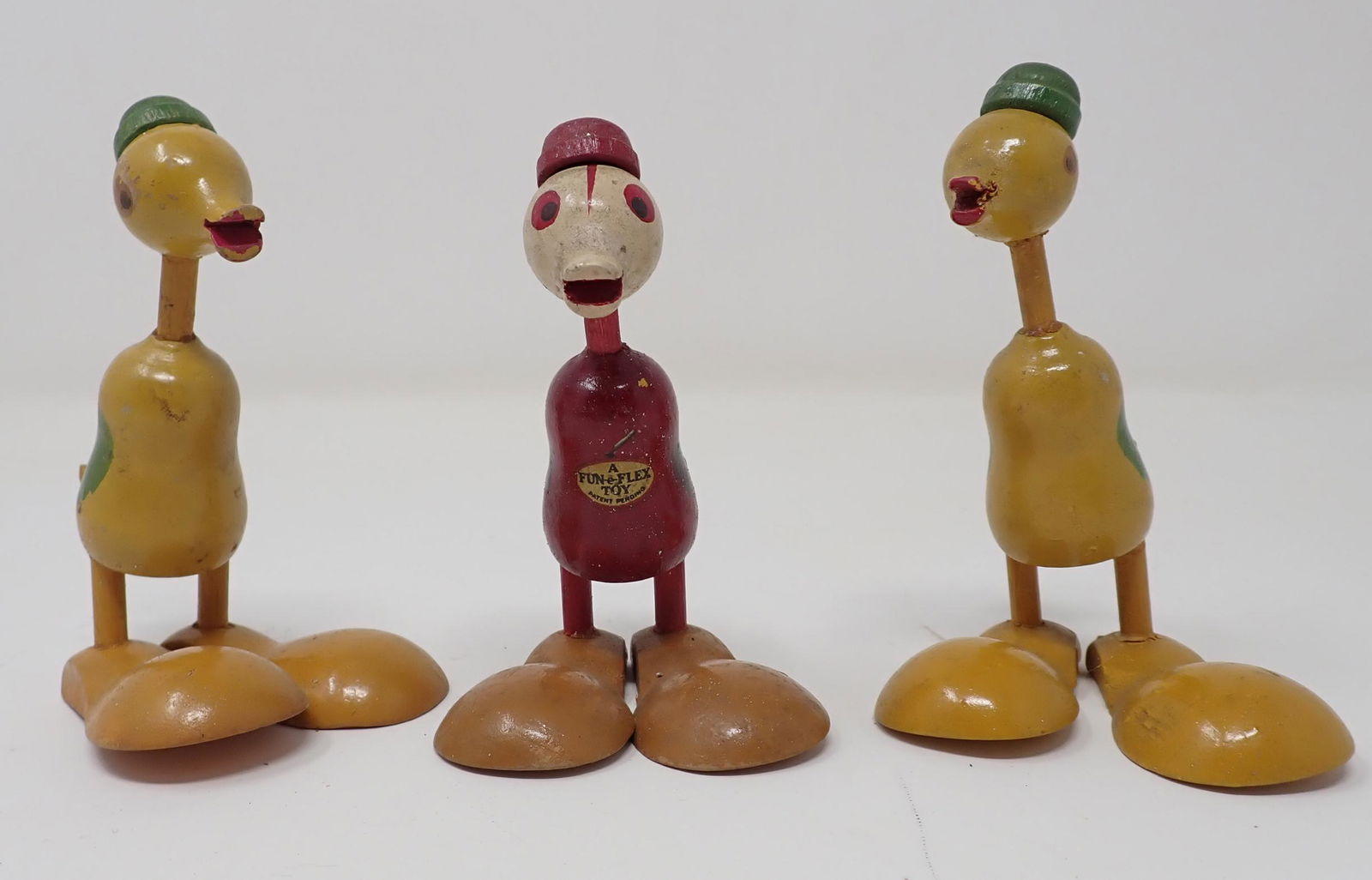 Fun E Flex Wooden Ducks Penguin Rabbit (1 of 5)