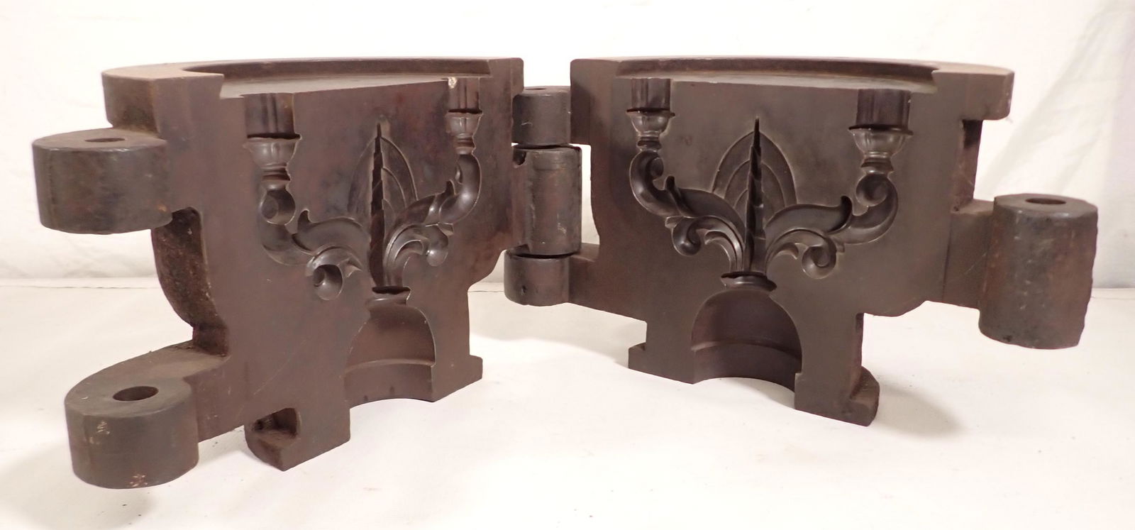 Antique Cast Iron Candlestick Mold (1 of 7)