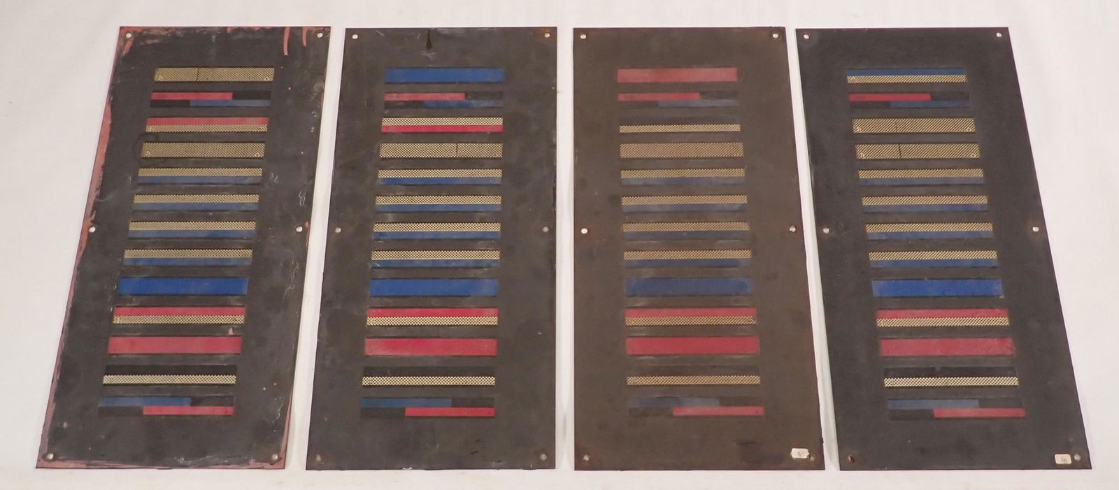 4 Railroad Freight Car Bar Code Signs (1 of 8)