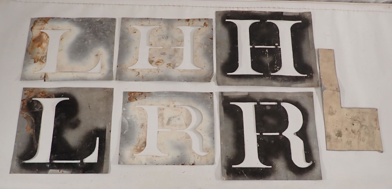 Train Car Letter Stencils (1 of 3)