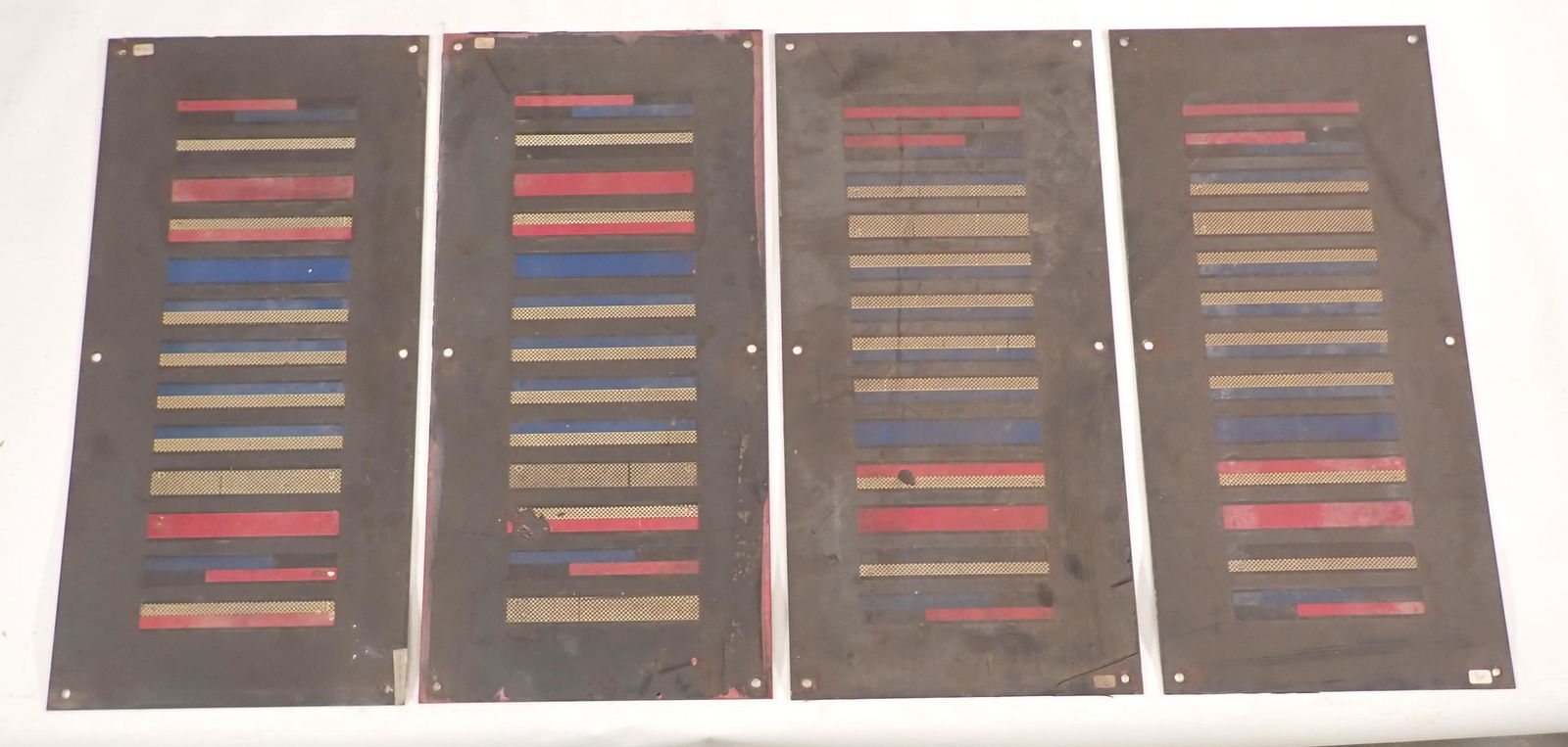 4 Railroad Freight Car Bar Code Signs / Placards (1 of 5)