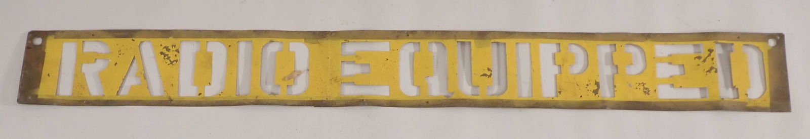 Radio Equipped Brass Train Stencil (1 of 2)