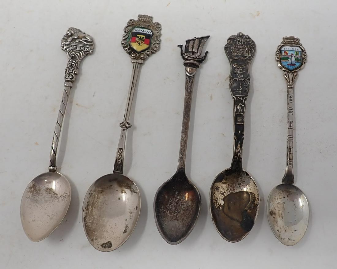 Sterling & 800 Silver Spoons (1 of 3)