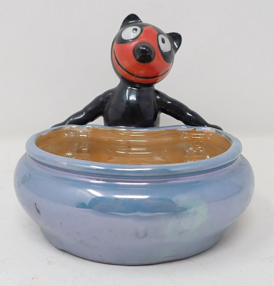 Porcelain Felix The Cat: Approx 4 1/2" tall