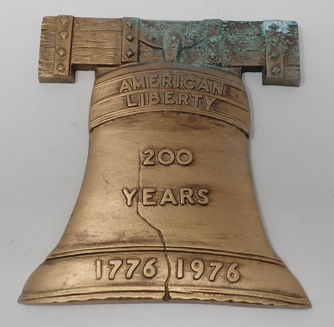 1975 Liberty Bell Aluminum Plaque (1 of 3)