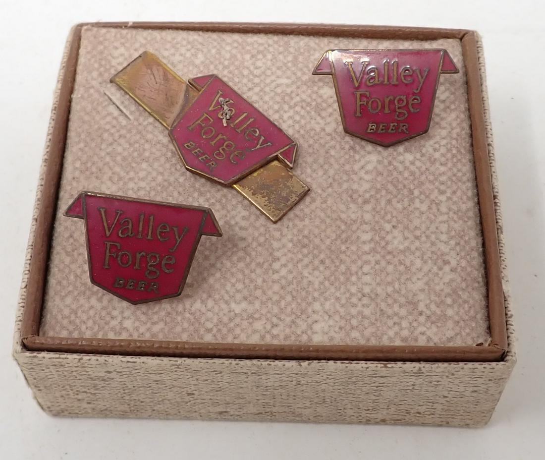 Valley Forge Beer Cufflinks & Tie Tac (1 of 2)