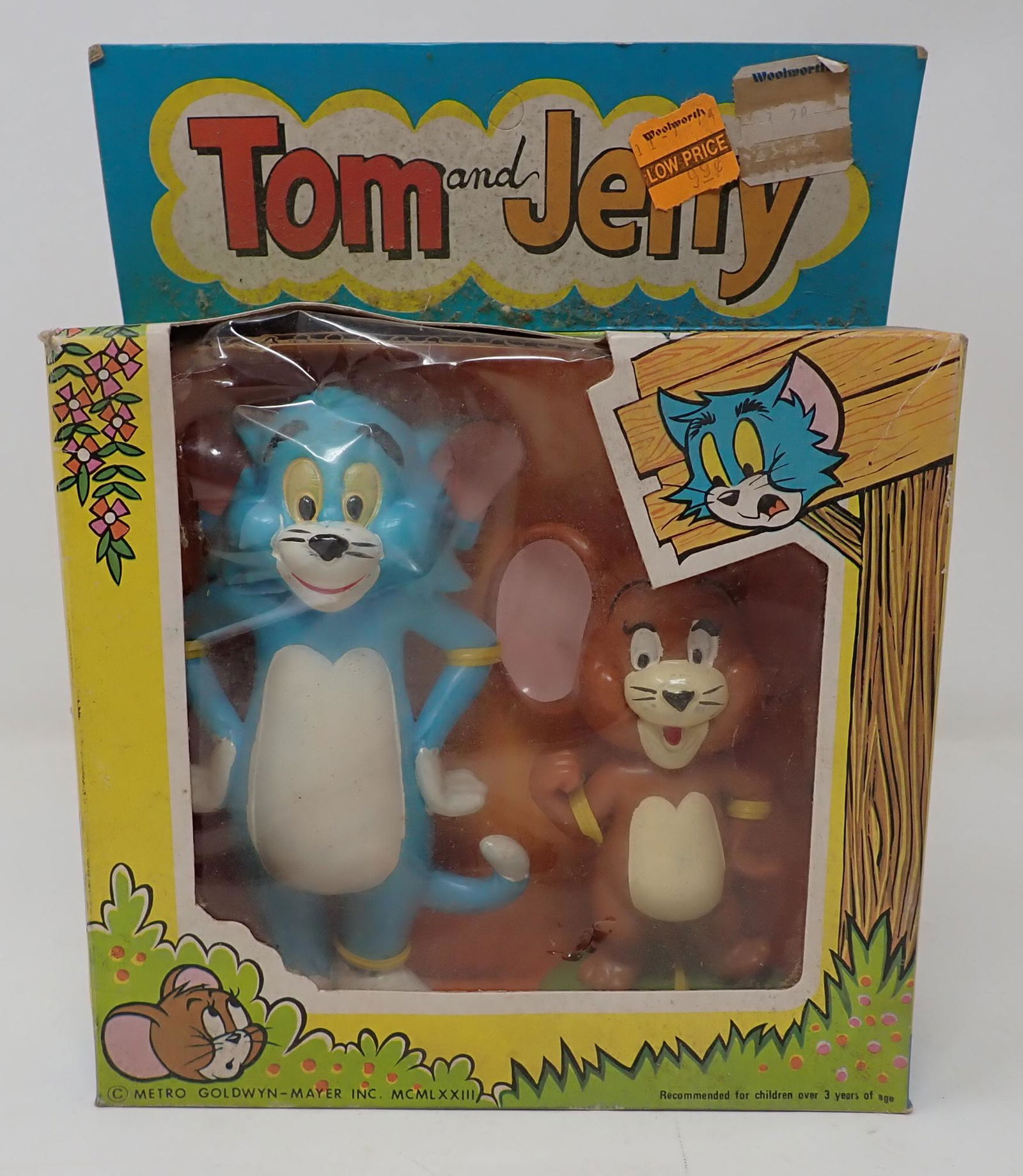 1973 Tom & Jerry Hand Painted Figures: Goldwyn-Mayer Figures still in original packaging.