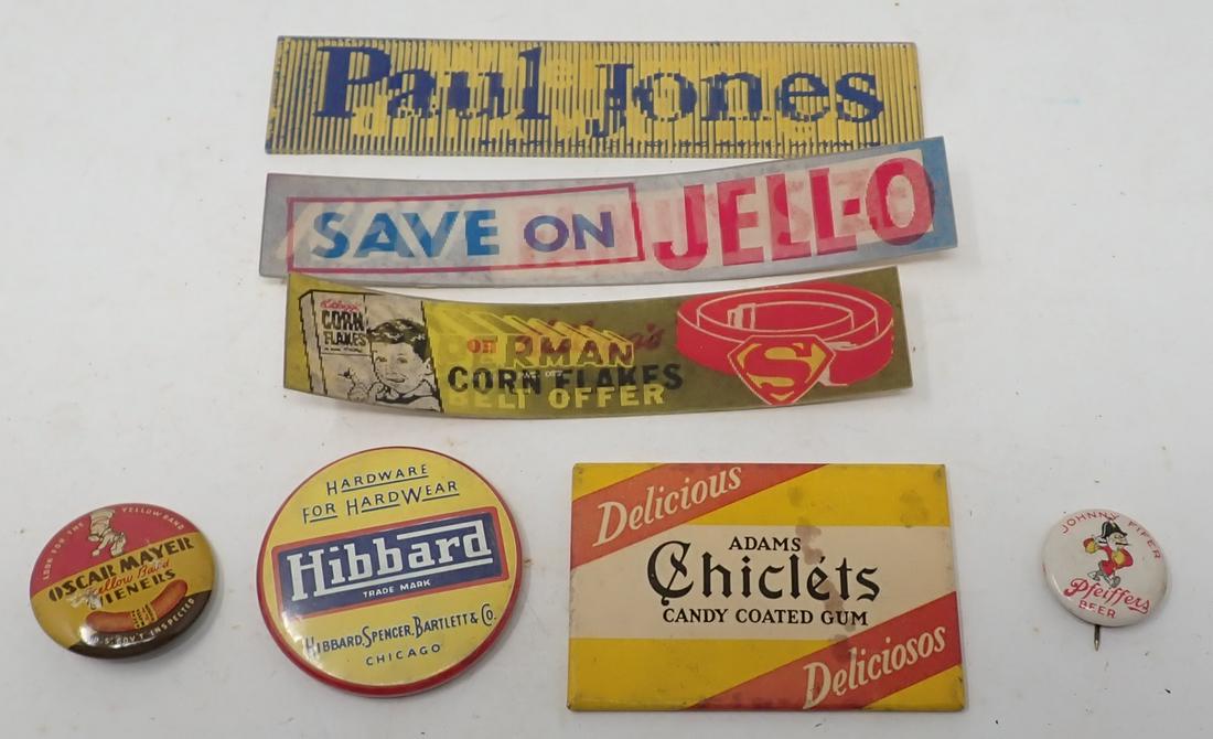 Flickers Advertising Pocket Mirrors Buttons (1 of 6)