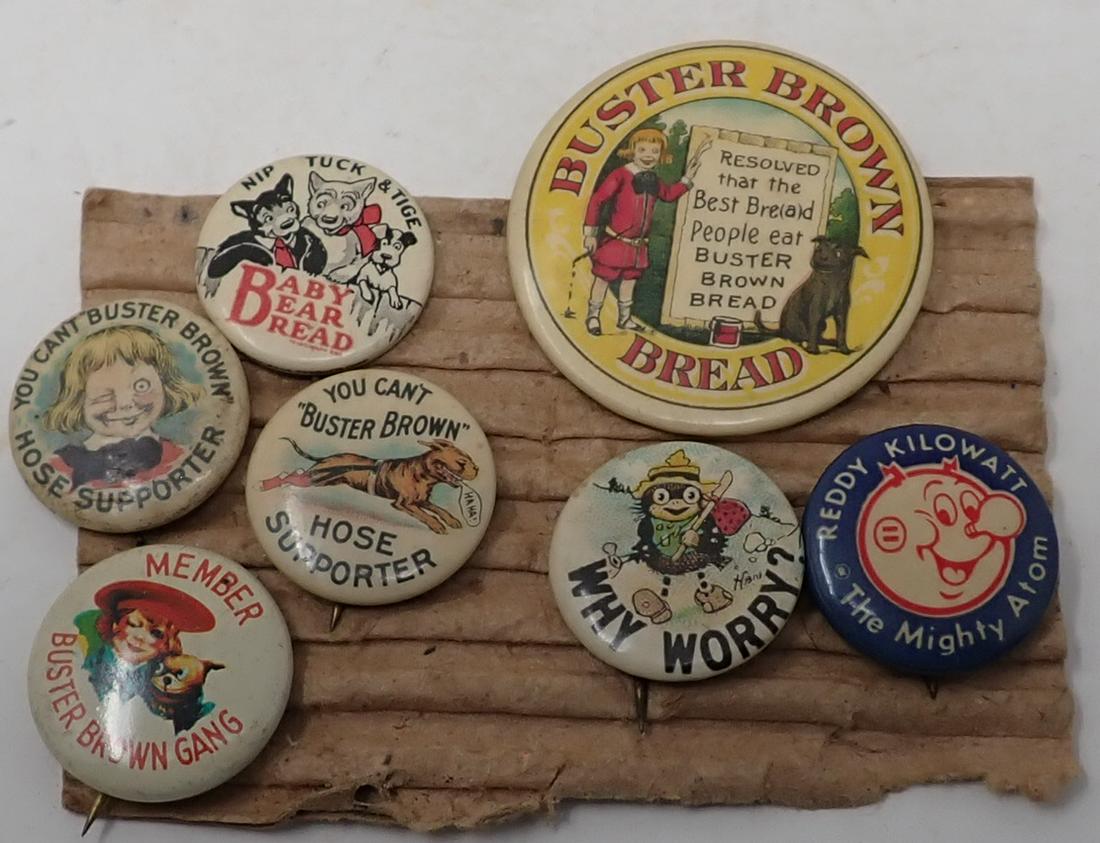 Buster Brown Baby Bear Bread Misc Pinbacks (1 of 5)