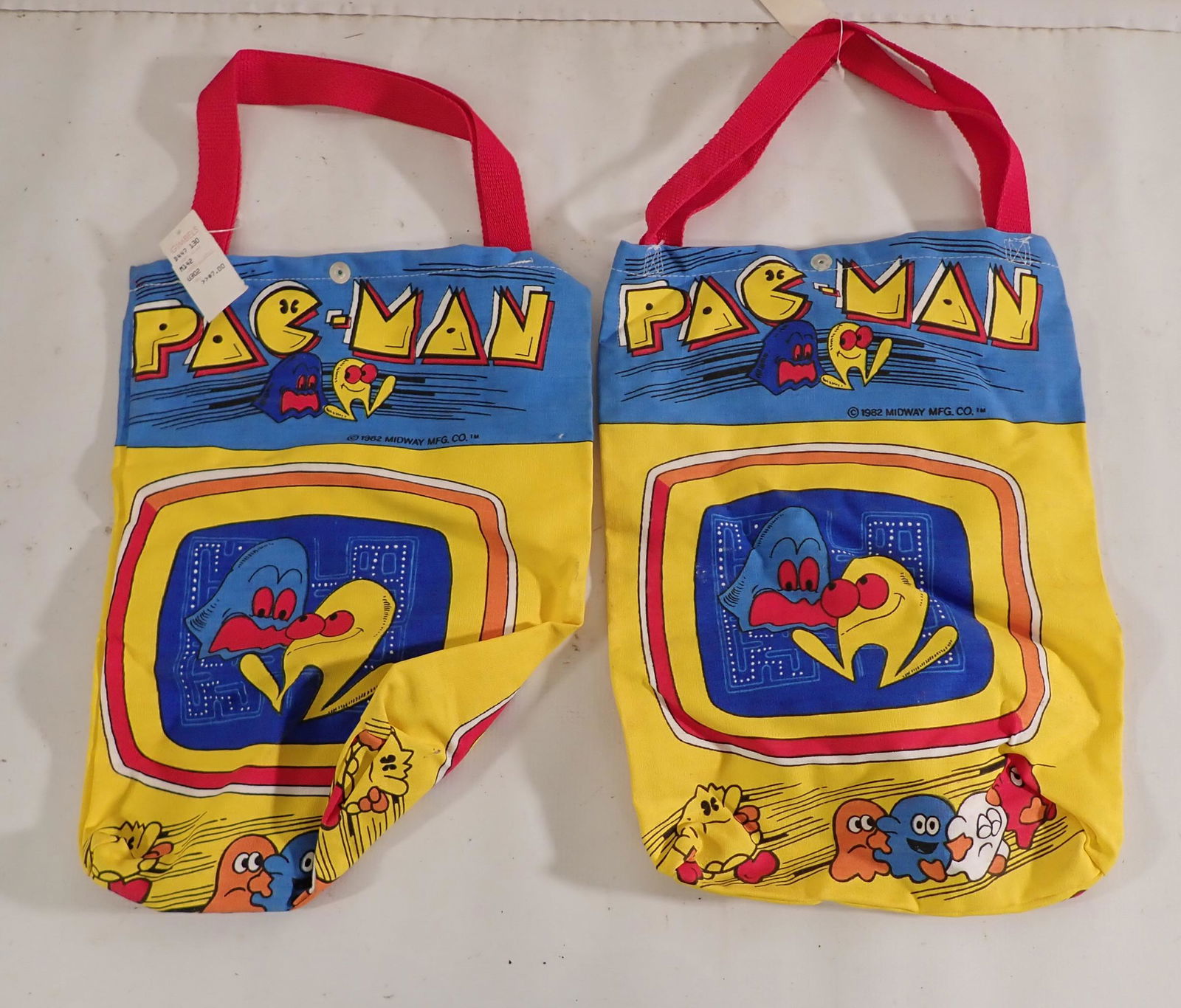 1982 Midway Pac Man Bags (1 of 1)