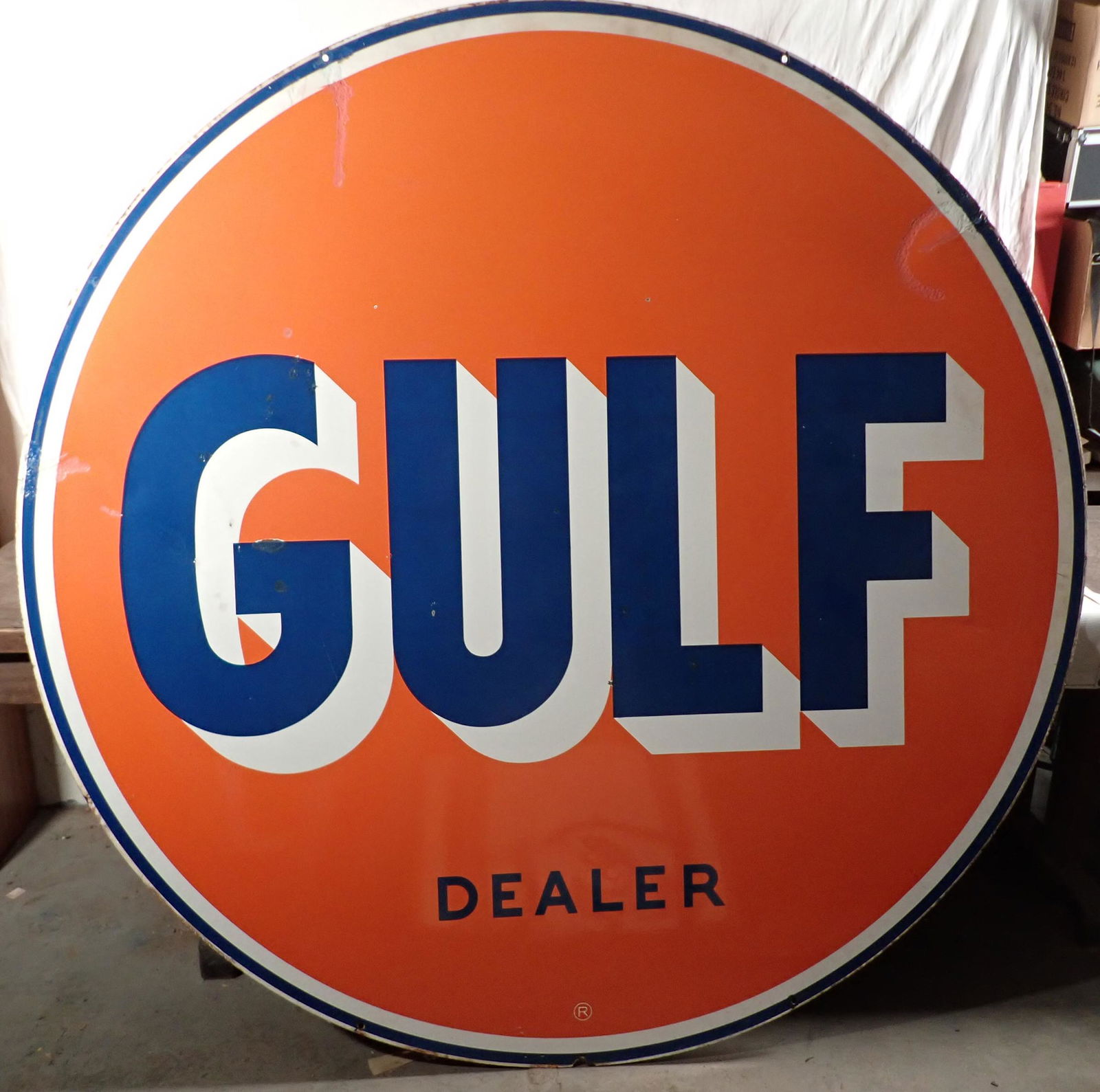Double Sided Gulf Dealer Porcelain Sign (1 of 19)