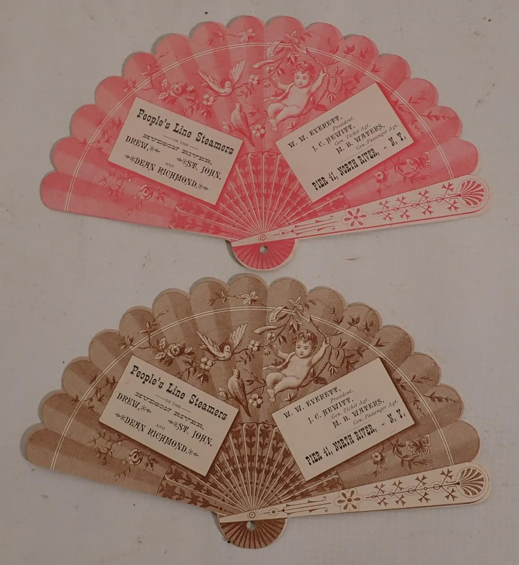 People's Line Steamers Hudson River Trade Cards (1 of 3)