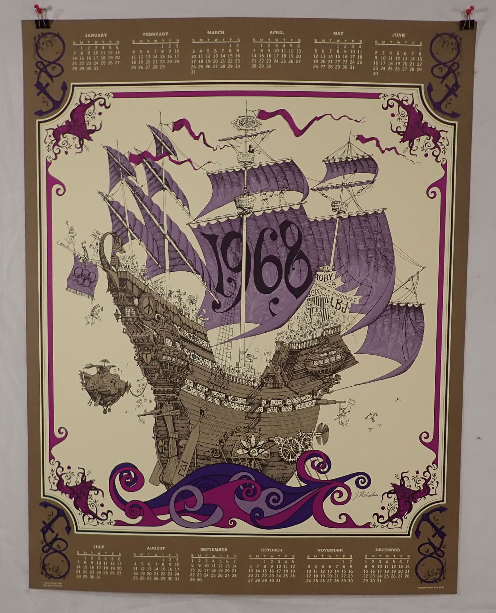 1968 Sparta Graphics J Michaelson Rock Poster (1 of 8)