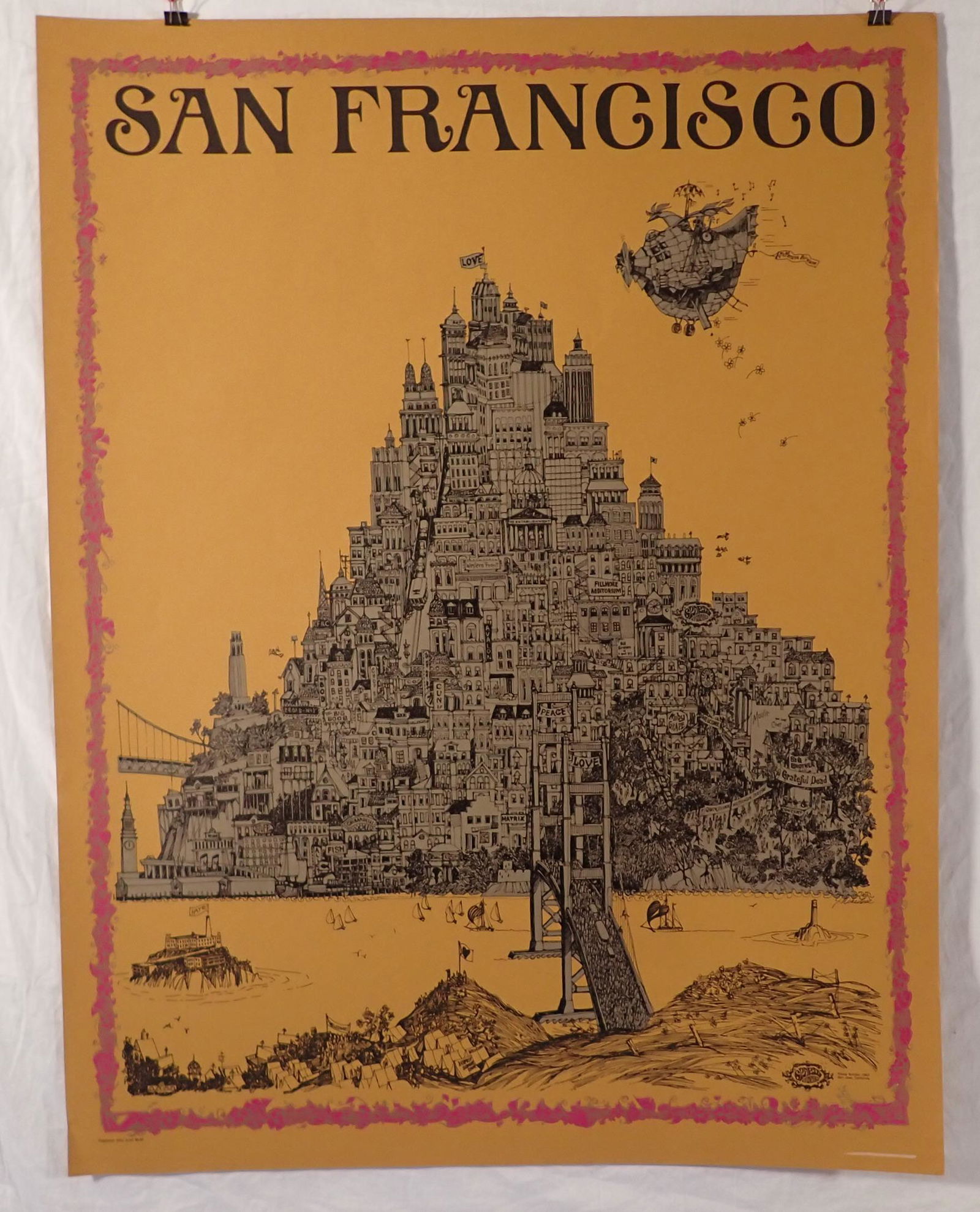 1967 Dave Schiller J Michaelson San Francisco Poster (1 of 10)