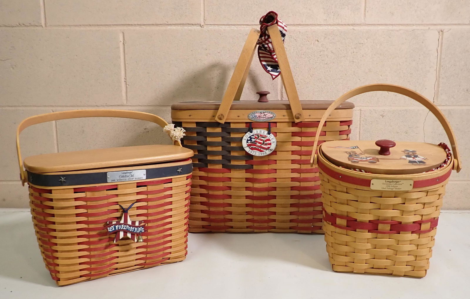 3 Longaberger Baskets (1 of 2)