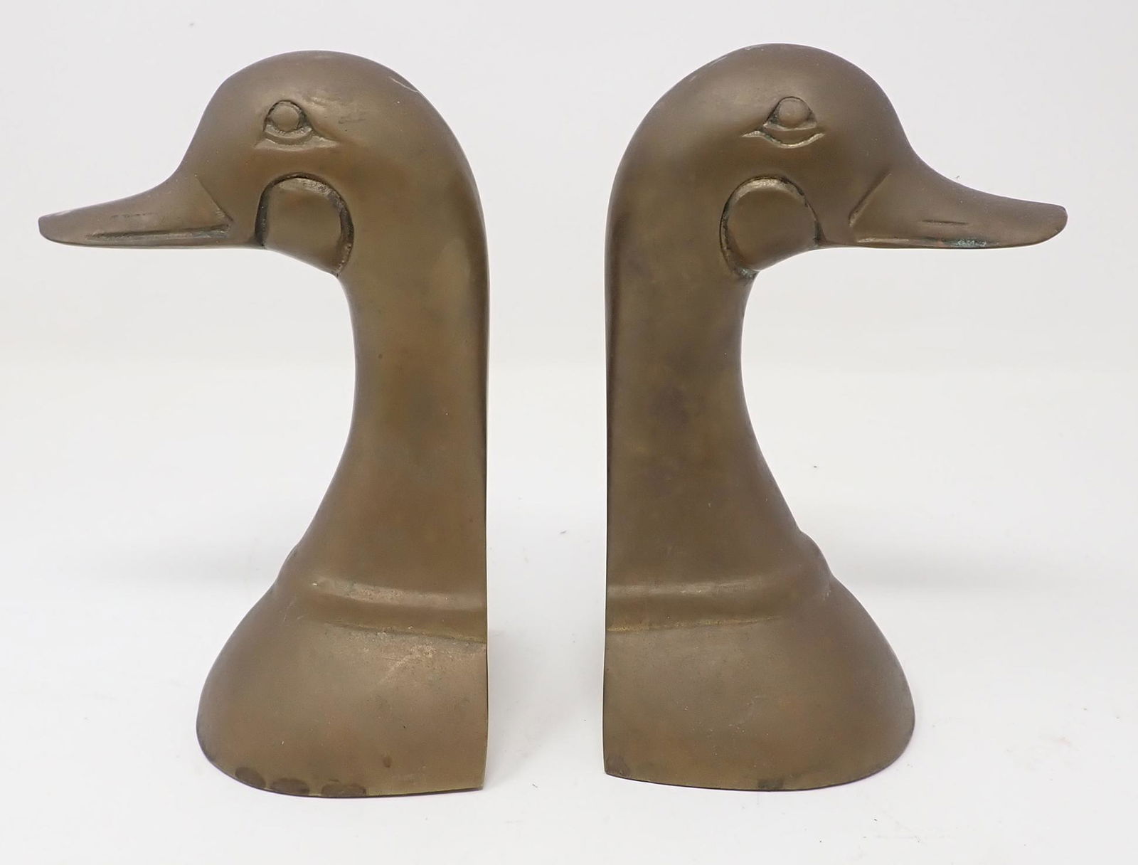 Brass Duck Bookends (1 of 2)