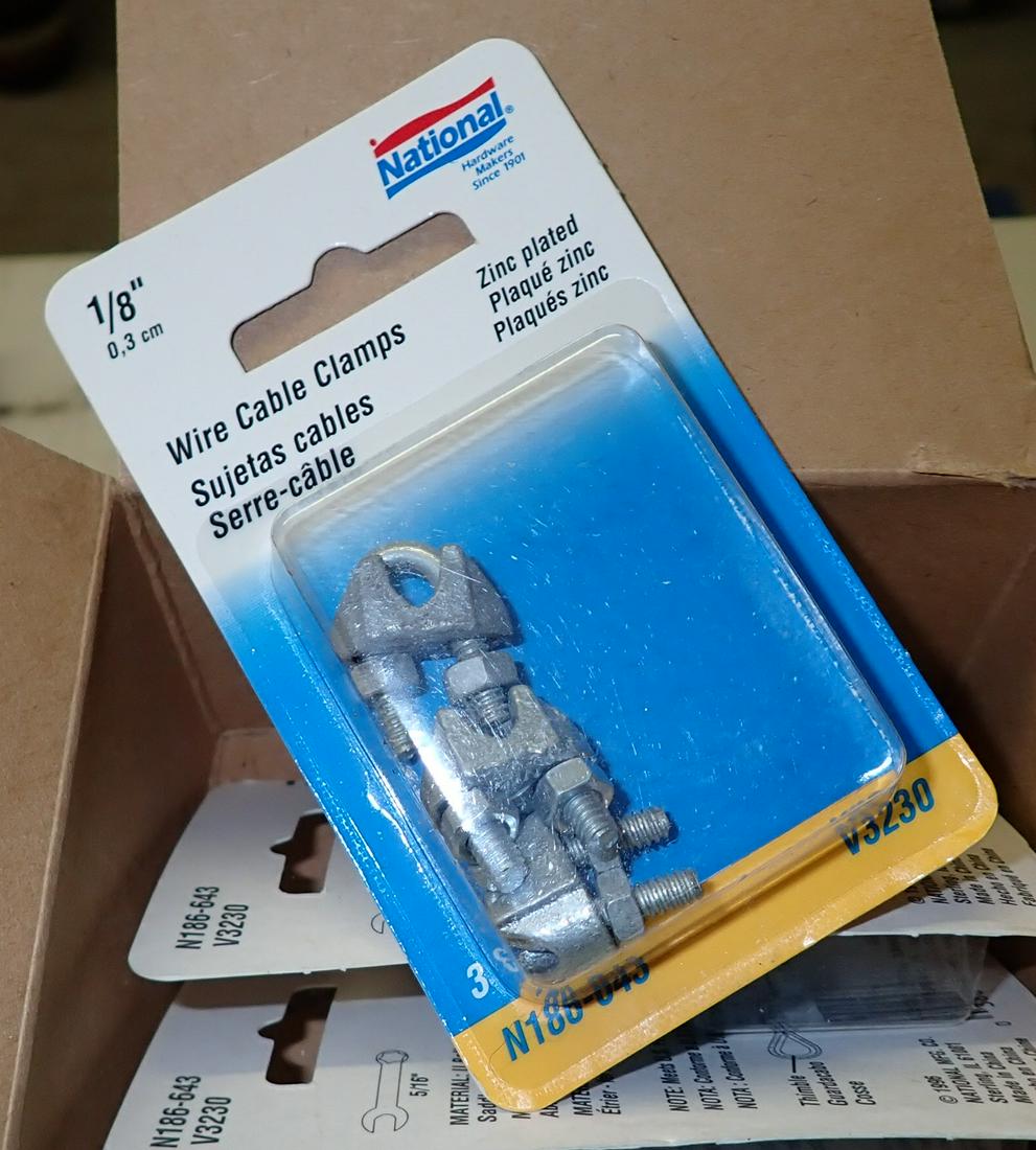 36 Packs 1/8" Wire Cable Clamps (1 of 4)