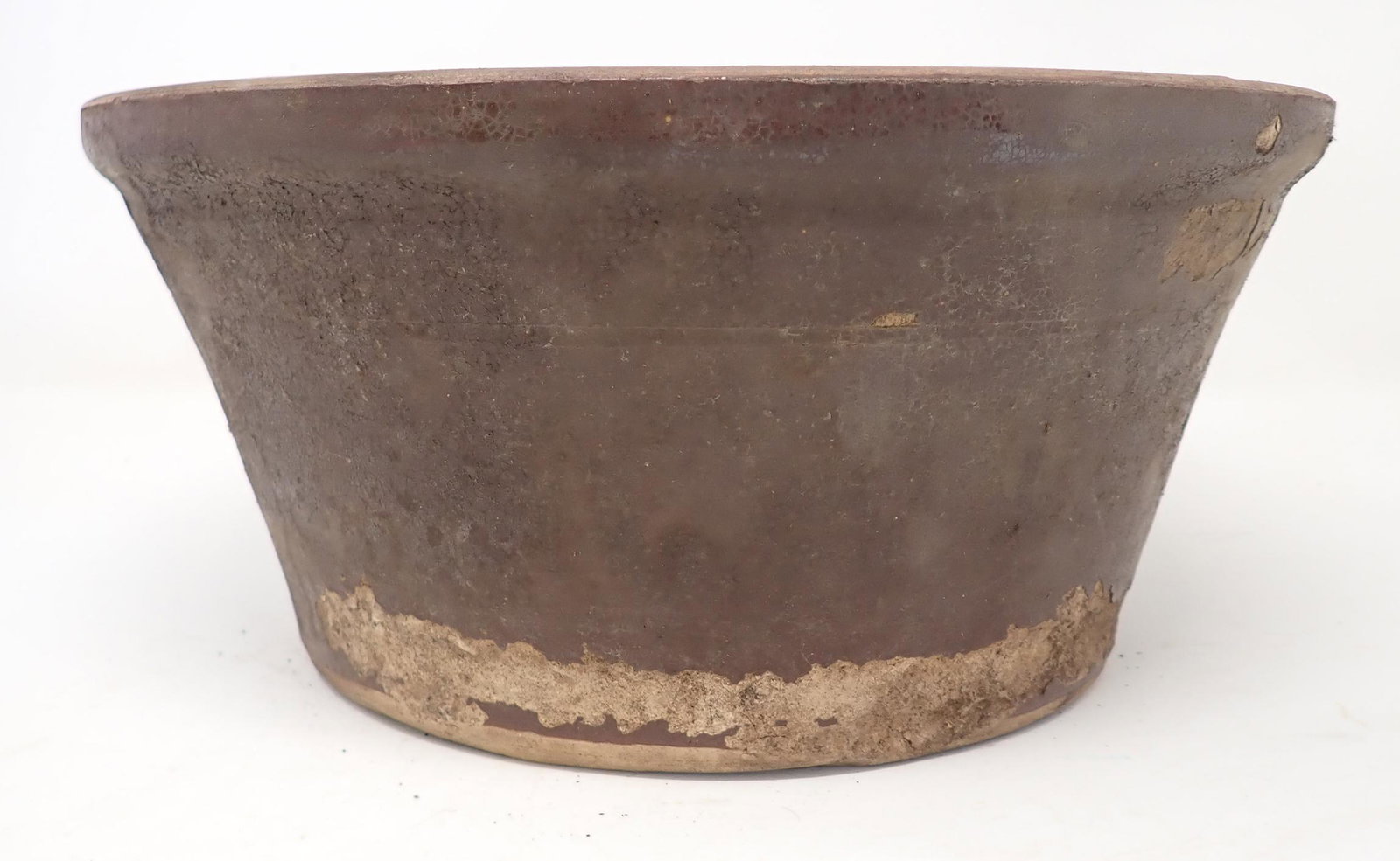 Stoneware Cake Crock: Approx 11" in diameter and 5" tall