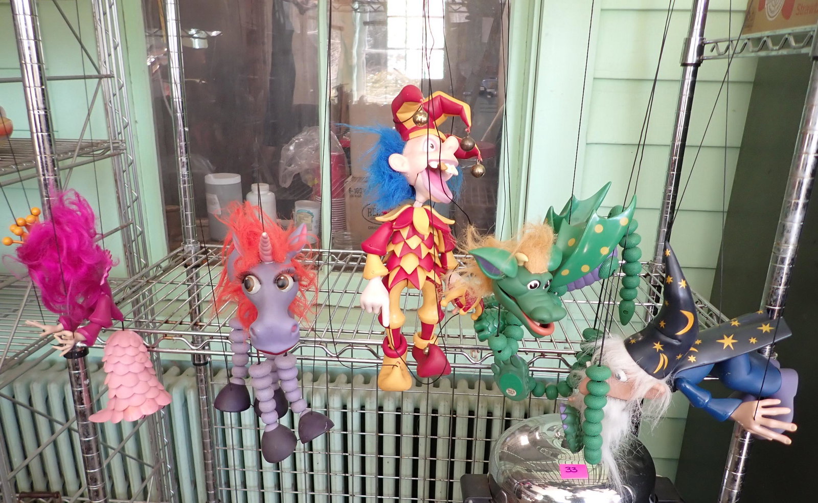 5 Daniel Oates Bozart Marionettes: 5 marionettes