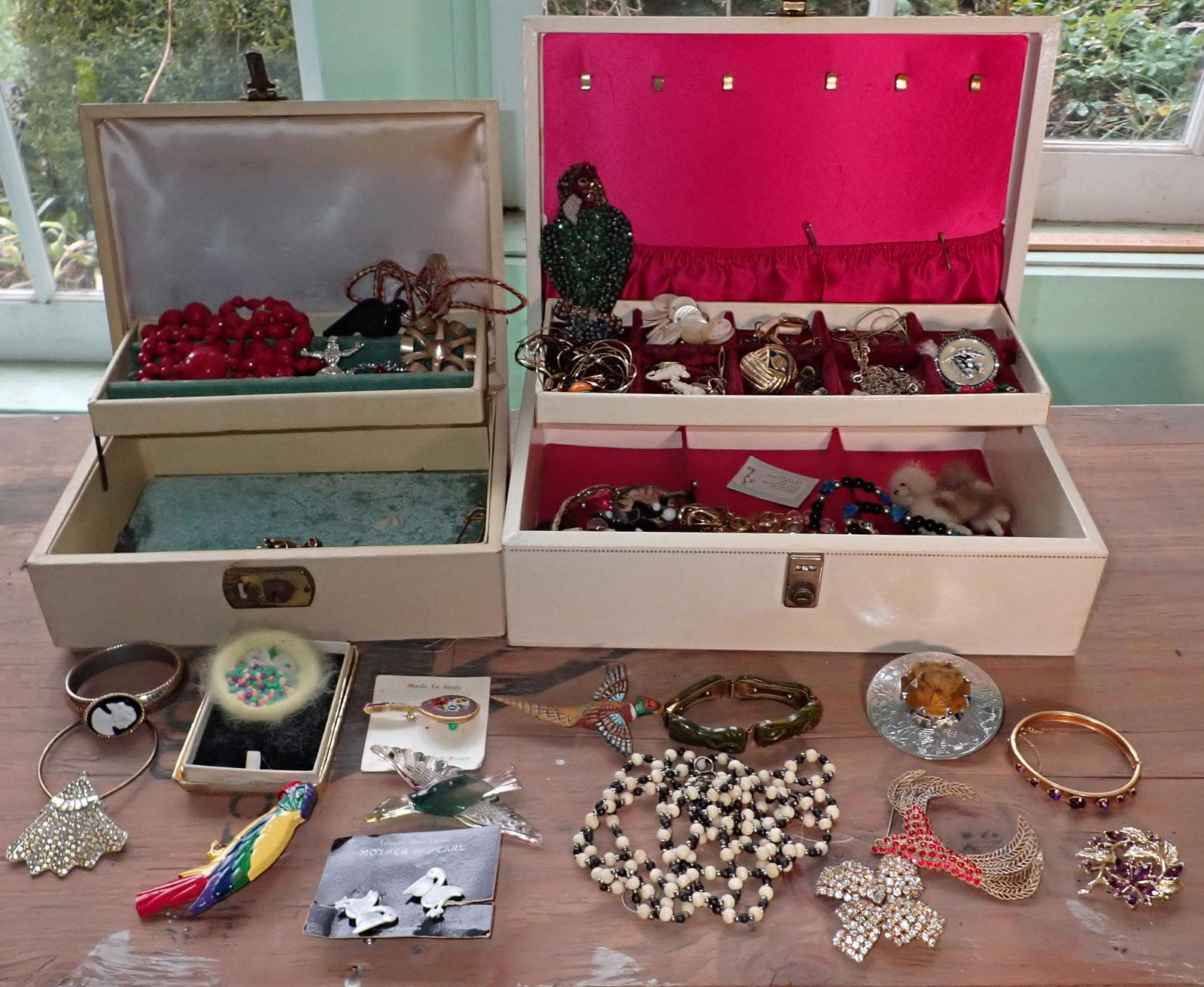 Jewelry Boxes and Contents: Getting all pictured