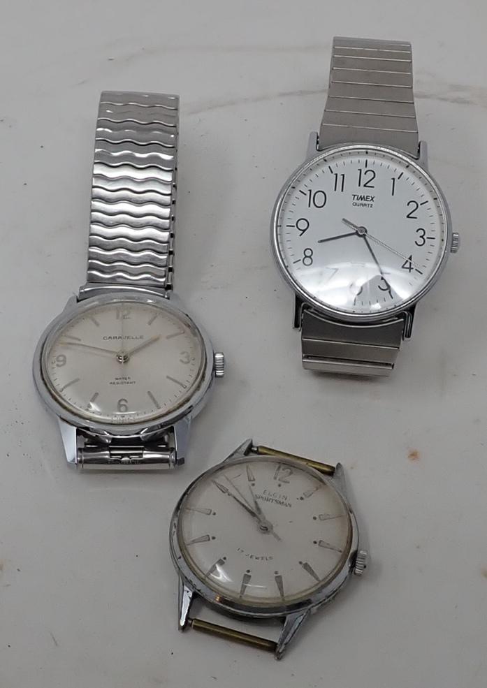 Elgin Sportsman Timex Caravelle Watches: Vintage Watches