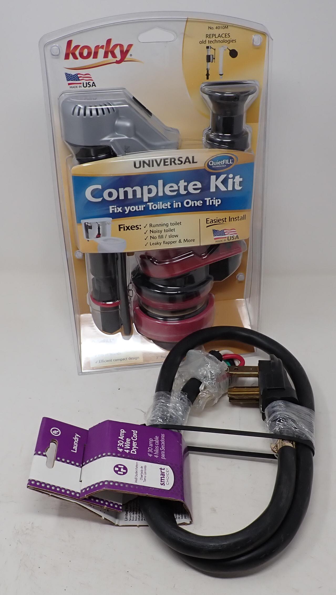 30 Amp Dryer Cord Korky Toilet Kit (1 of 2)