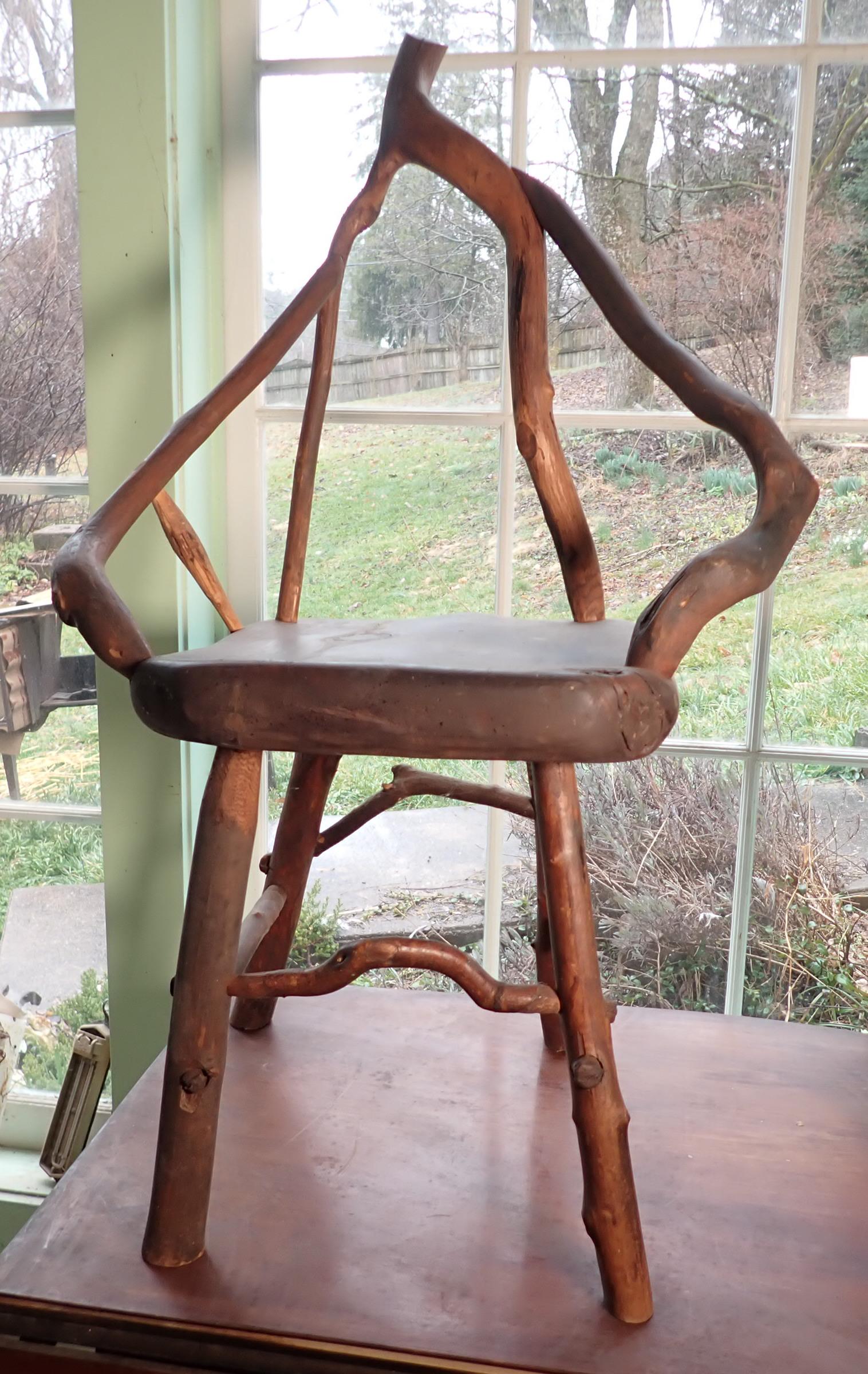 Twig Chair w/ Plank Seat (1 of 8)