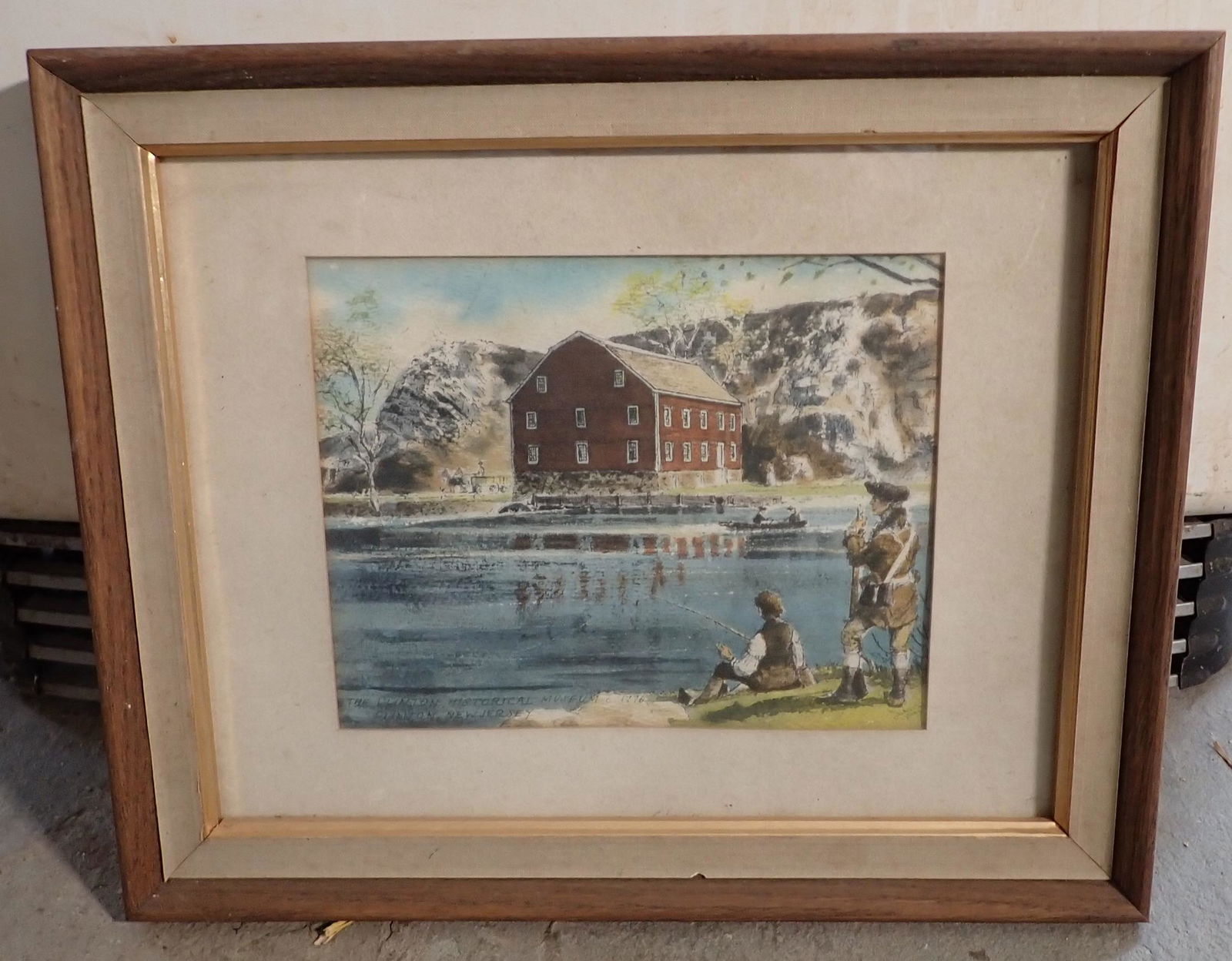 Davis Gray Hand Colored Litho (1 of 3)
