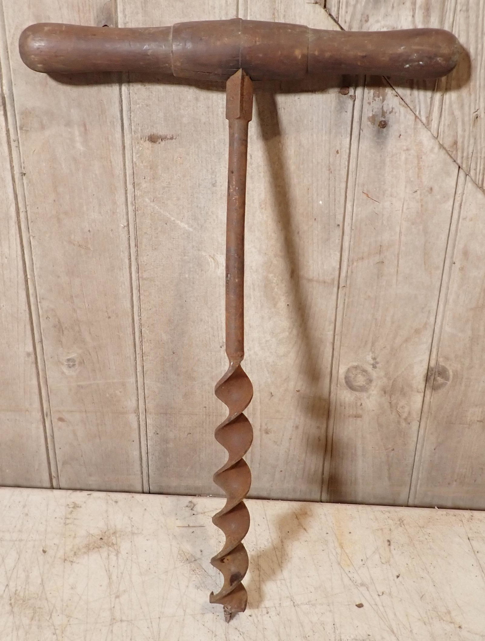Hand Auger: Approx 18 1/2" long